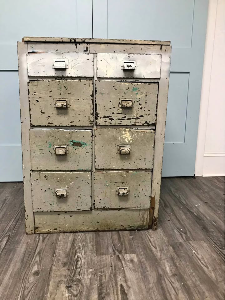 Industrial Vintage Storage Drawers