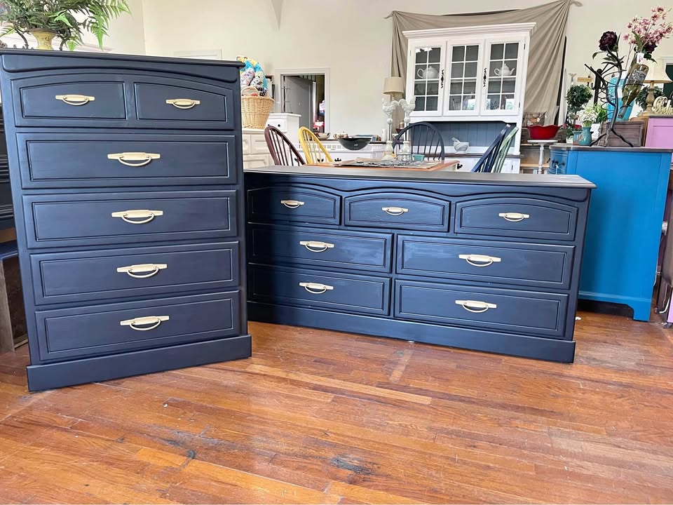 Long Dresser and Tall Chest