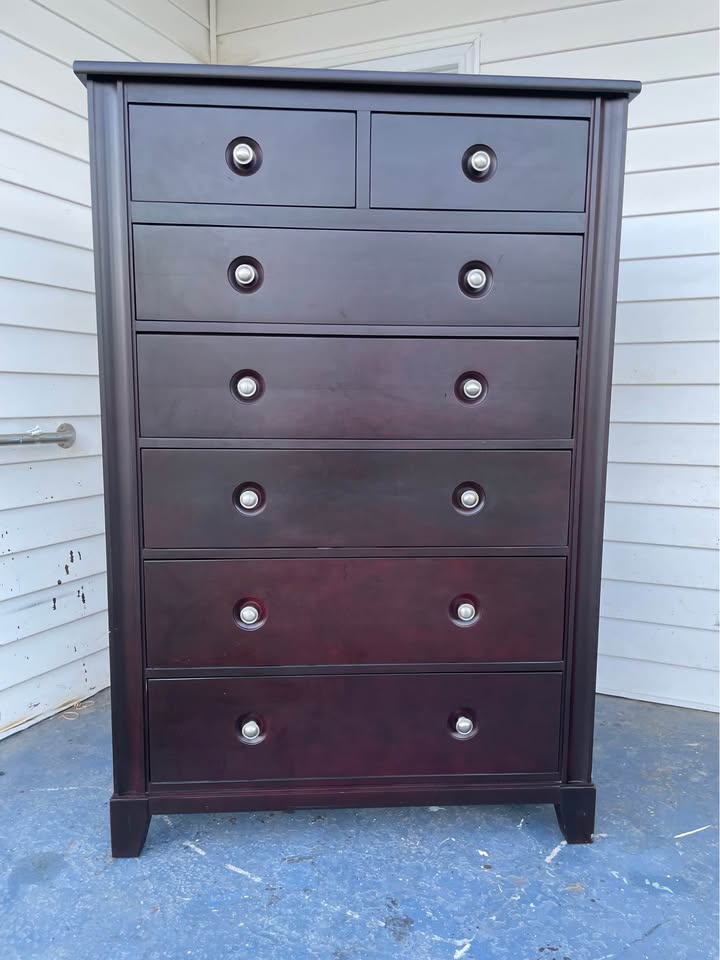 Durham Furniture Manhattan Dark Espresso 7-Drawer Tall Chest