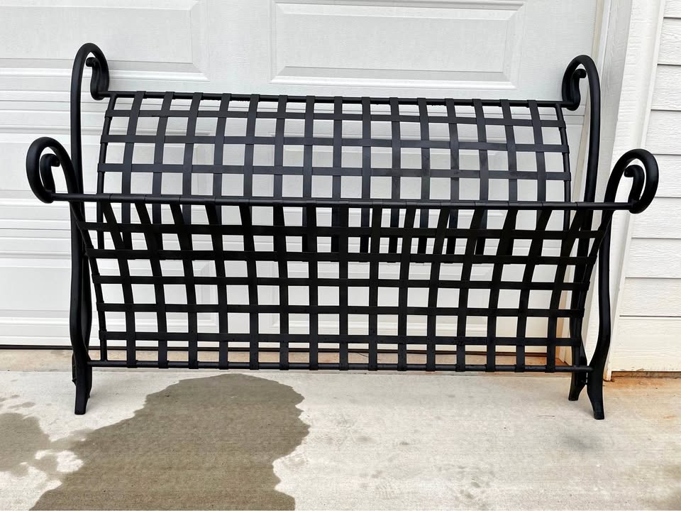 King Bed Frame with Headboard, Footboard, Rails and Slats.