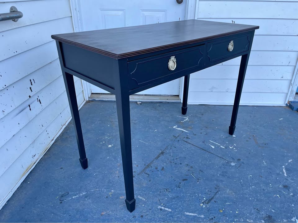 Black Wood Writing Desk