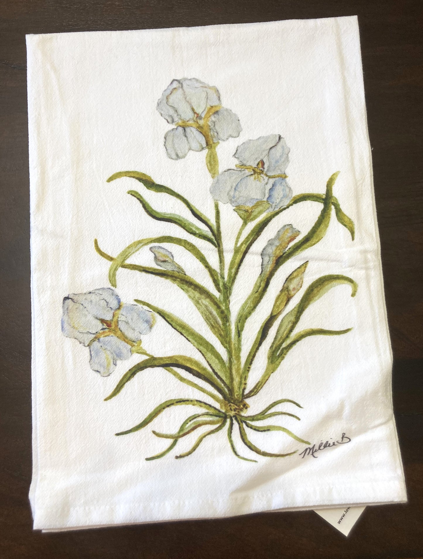 Cotton Tea Towel - Low Country Linens - Iris
