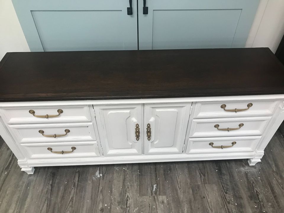 Refinished Long Dresser