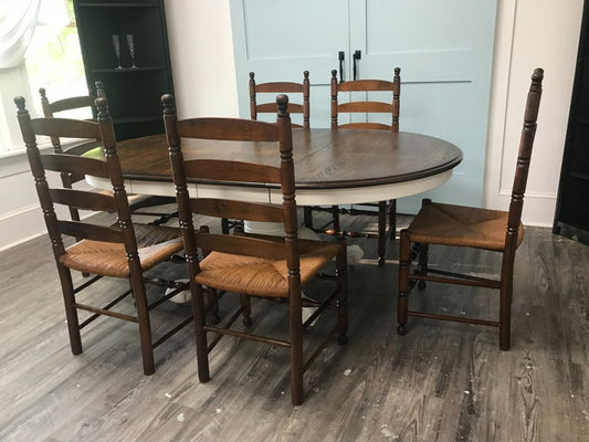 Farmhouse Table and 6 Chairs