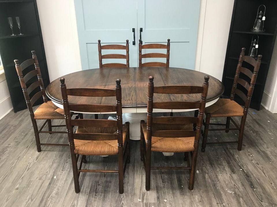 Farmhouse Table and 6 Chairs