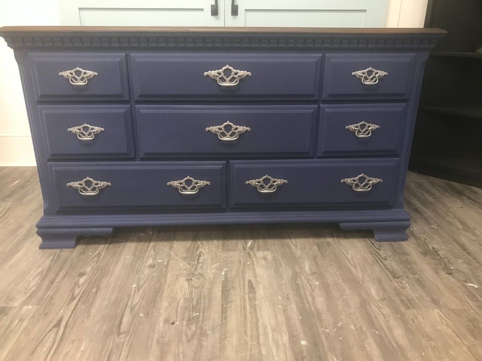 Refinished Solid Wood Sumpter SC Furniture Dresser