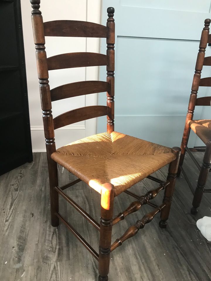 Solid Oak Table and Matching Chairs