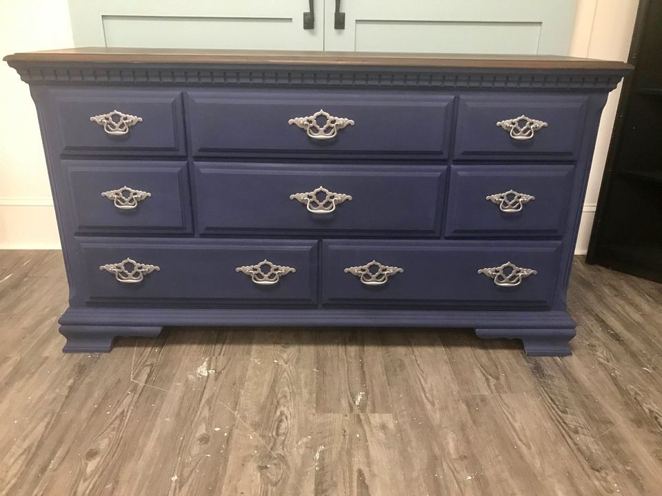 Refinished Solid Wood Sumpter SC Furniture Dresser