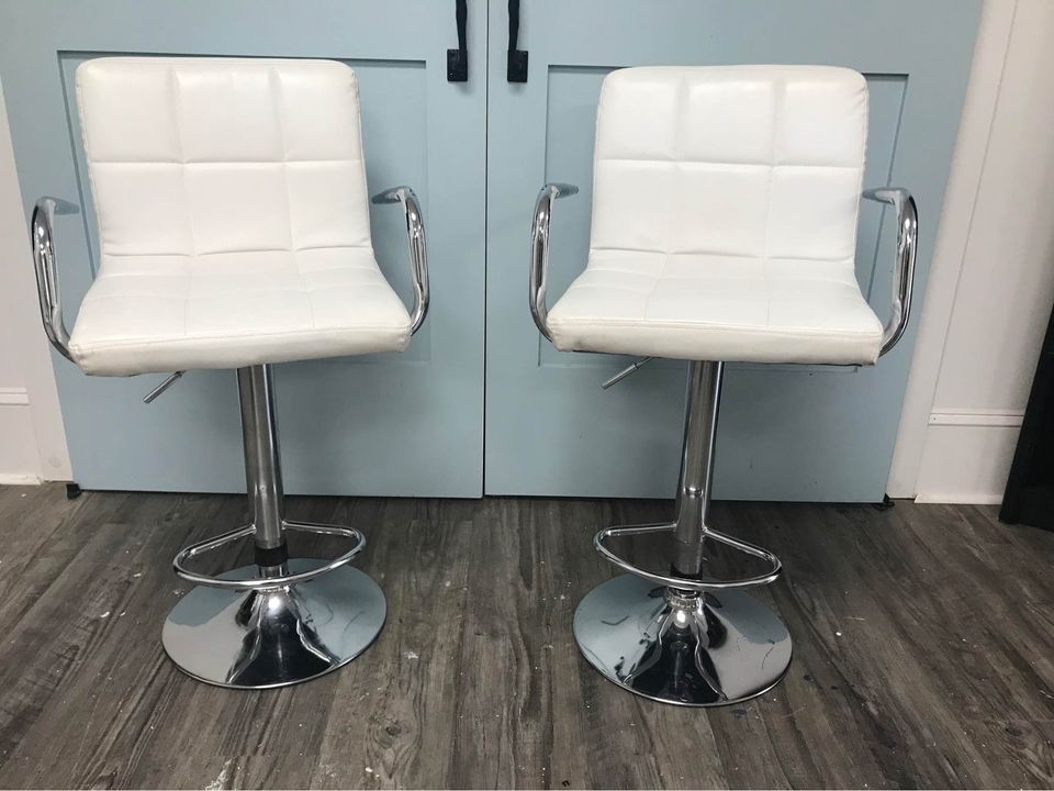 Pair of Adjustable Bar Stools