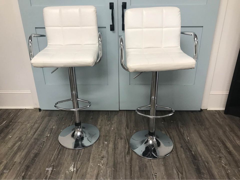 Pair of Adjustable Bar Stools