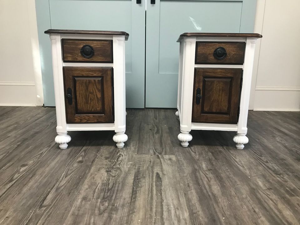 Pair Refinished Nightstands