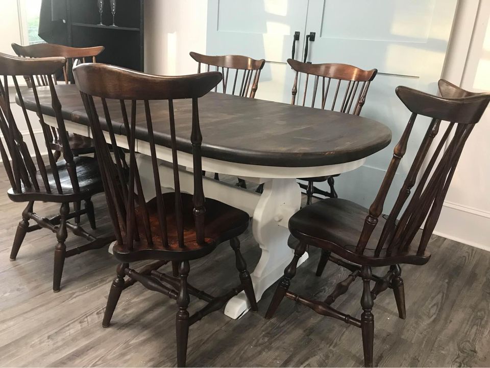 Farmhouse Table and 6 Chairs