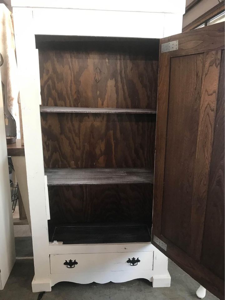 Vintage Primitive Pantry/Storage Cabinet