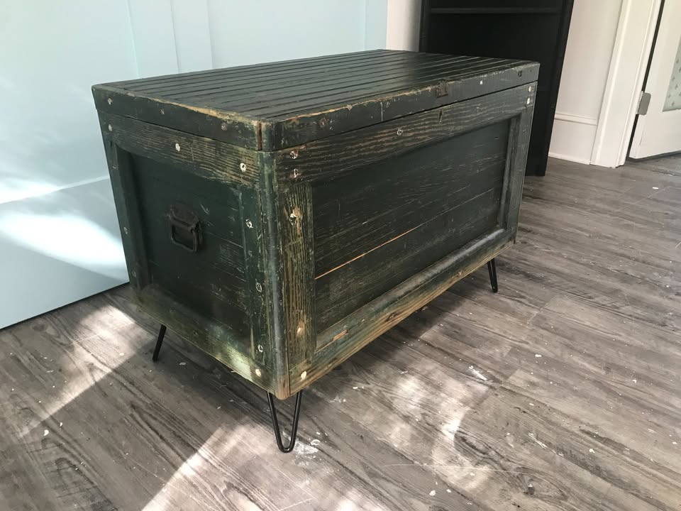 Cedar Tool Box Coffee Table