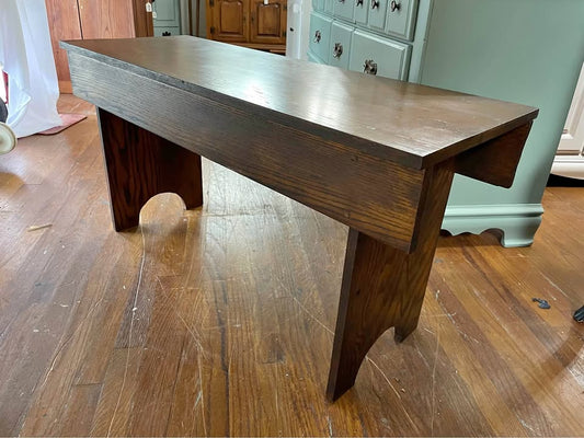 Primitive Oak Bench