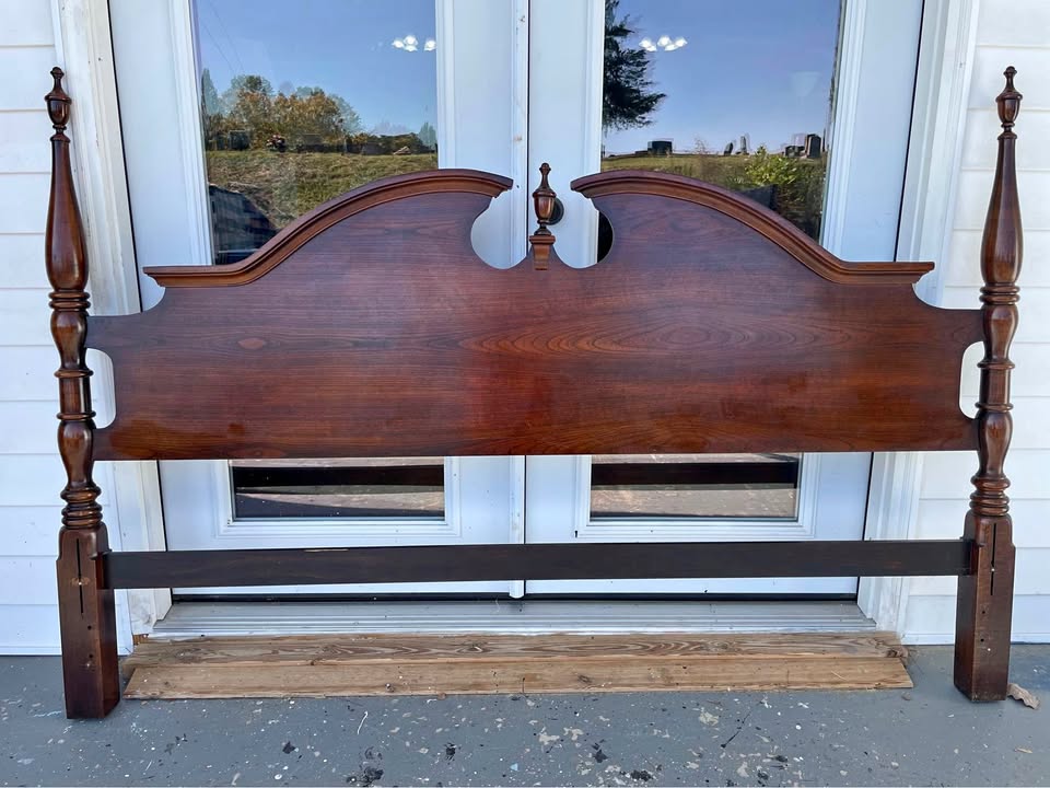 King Sized Headboard and Bed Frame