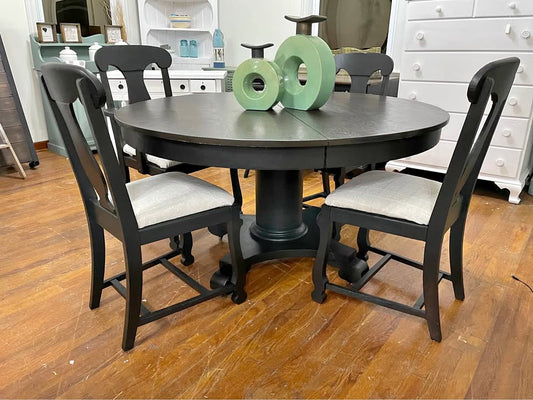 Solid Oak Table and 4 Chairs