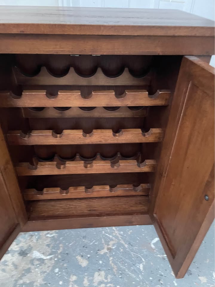 Pottery Barn Wine Cabinet