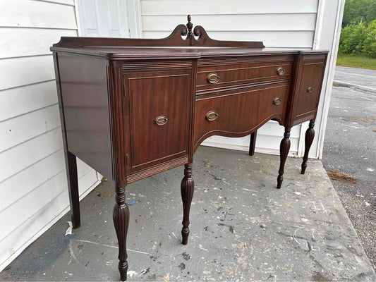 Tall Vintage Sideboard/Buffet