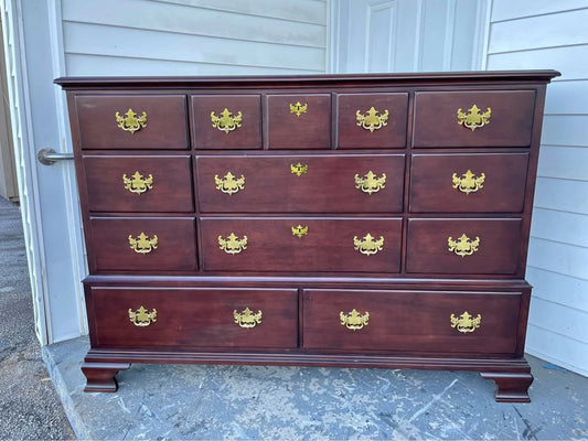 Kincaid Dark Wood Tall Dresser
