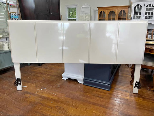 Lane White Paneled Headboard