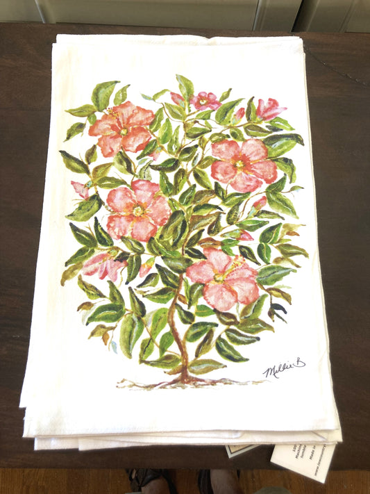 Cotton Tea Towel - Low Country Linens - Flowers