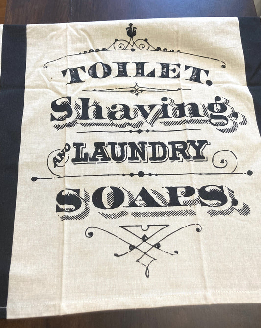 Cotton Tea Towel - Soap