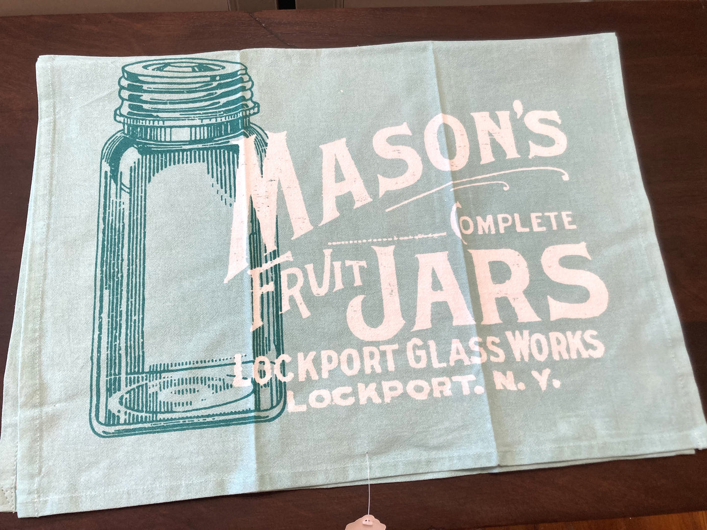 Cotton Tea Towel - Mason Jar