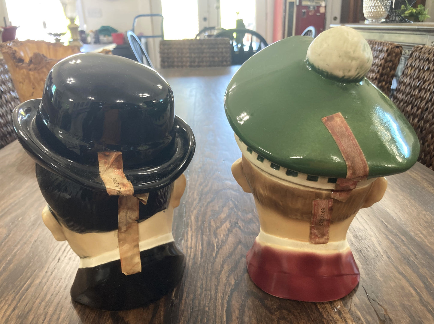Laurel & Hardy Whiskey Bottle Set