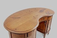 Beautiful Antique Kidney Shaped Desk